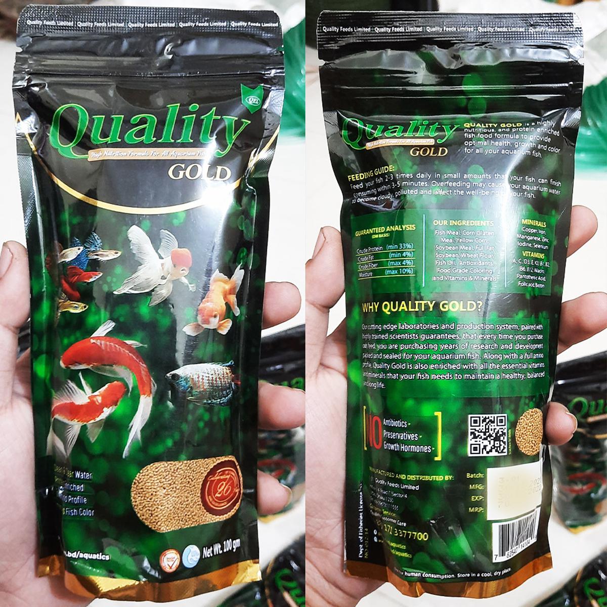 Quality Gold Fish Food 100gm