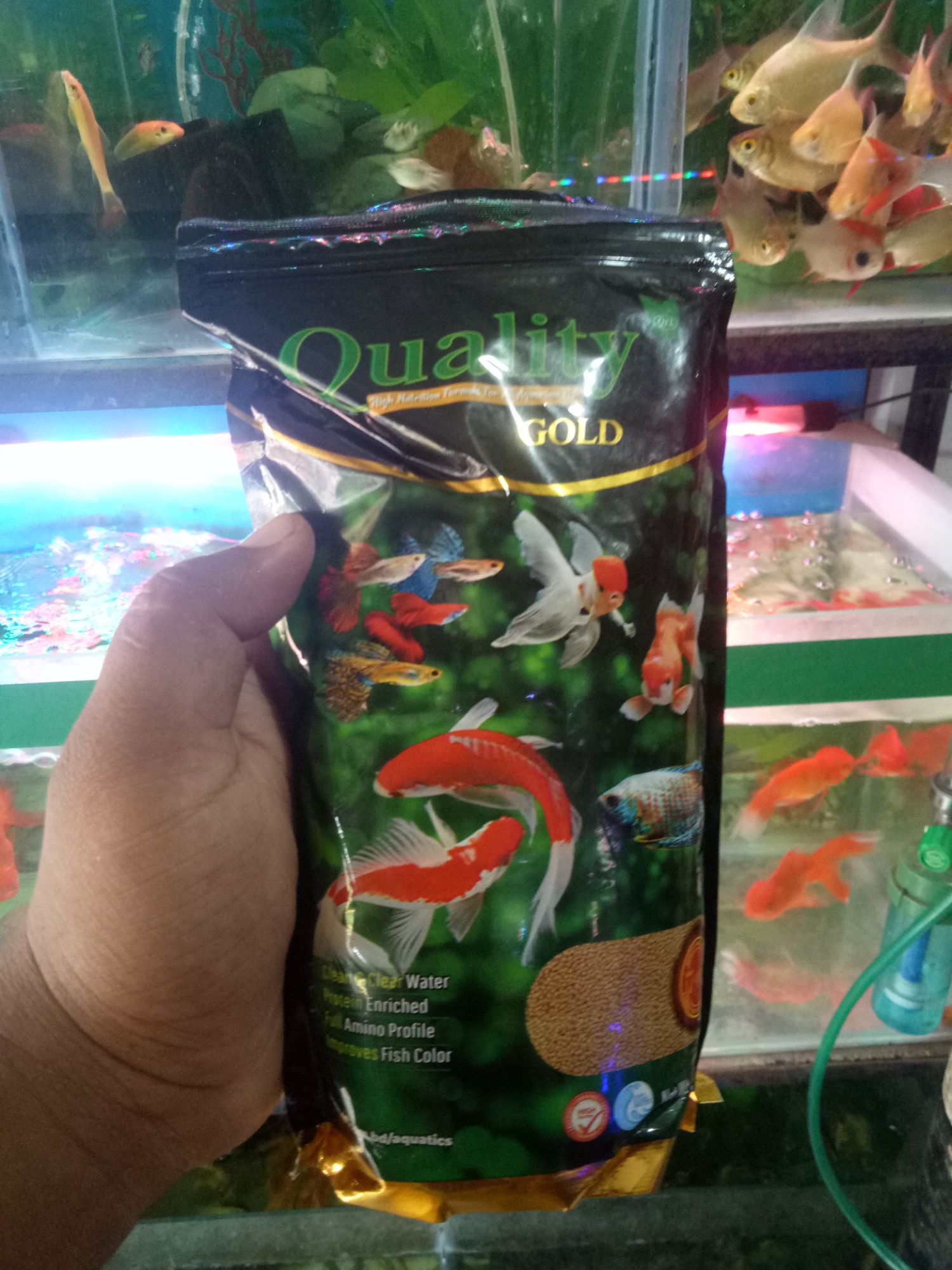 Quality Gold Fish Food 150gm