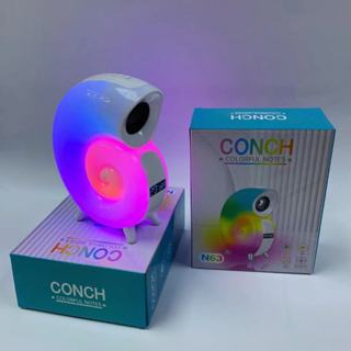 N63 Conch Intelligent Wireless Bluetooth Speaker Smart Multi-mode Light Sound Alarm Clock RGB